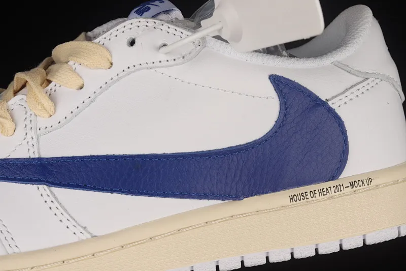 All categories Air Jordan Jordan series basketball shoes Air Jordan 1 Low Travi Scott x Fragment x Air Jordan 1 Low OG SP AJ1 Joe 1 Barb White Yellow Blue DM6839-186